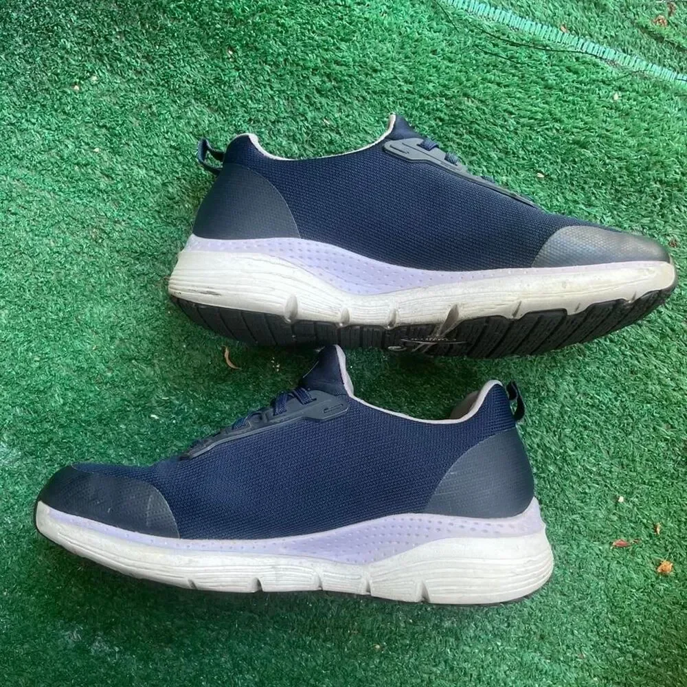 Skechers Men's Navy and Black Trainers
